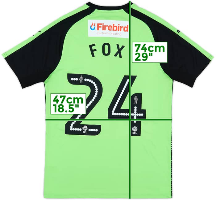 2017-18 Plymouth Away Shirt Fox #24 - 8/10 - (M)