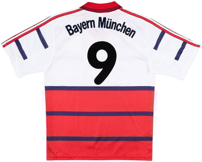 1998-00 Bayern Munich Away Shirt #9 - 9/10 - (S)
