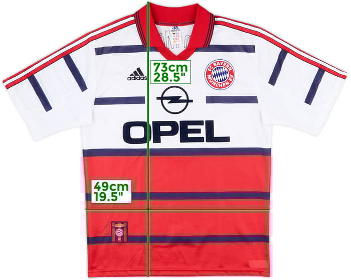 1998-00 Bayern Munich Away Shirt #9 - 9/10 - (S)