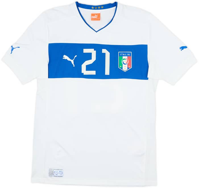 2012-13 Italy Away Shirt Pirlo #21 - 6/10 - (M)