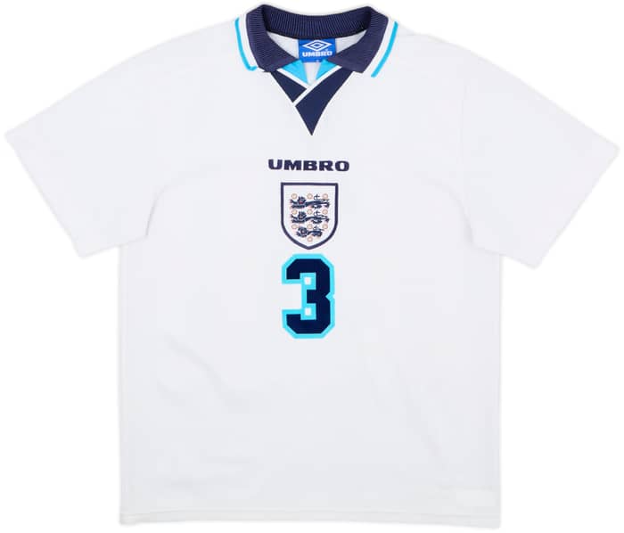 1995-97 England Home Shirt Pearce #3 - 7/10 - (M)