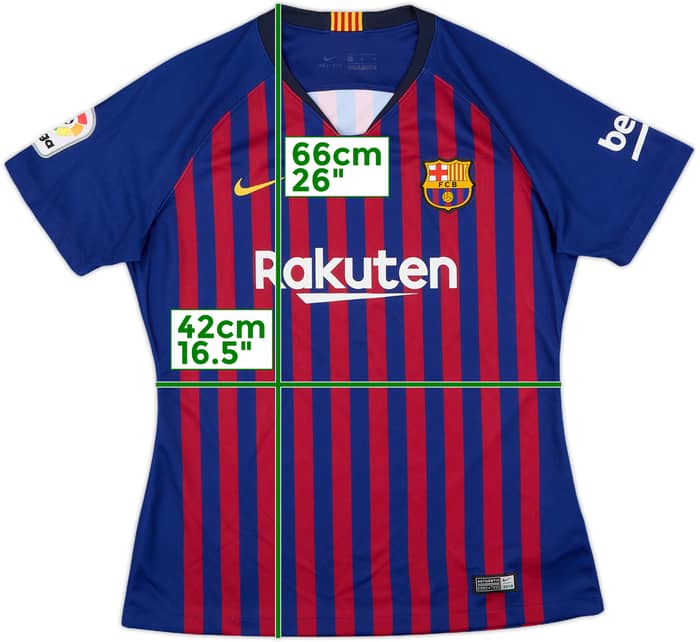2018-19 Barcelona Home Shirt - 10/10 - (Women's M)