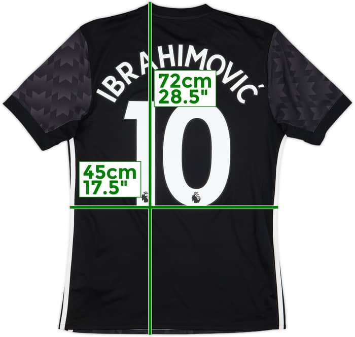 2017-18 Manchester United Away Shirt Ibrahimovic #10 - 5/10 - (S)