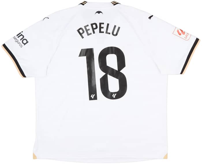 2023-24 Valencia Home Shirt Pepelu #18 - 8/10 - (XXL)