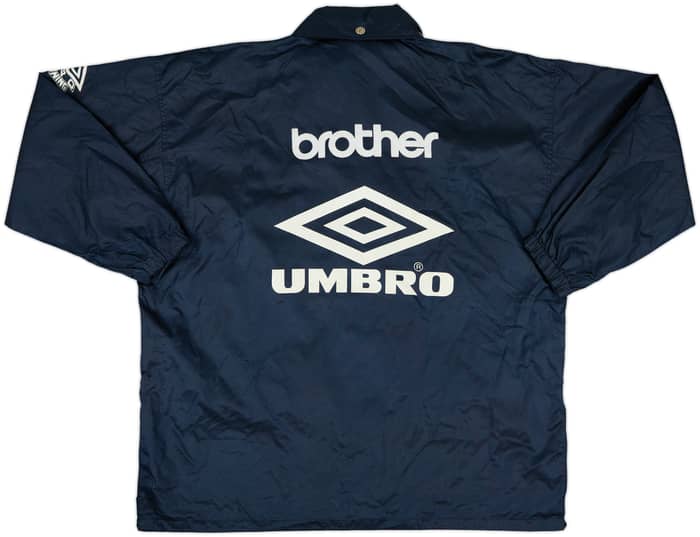 1994-95 Manchester City Umbro Hooded Rain Jacket - 8/10 - (XL)