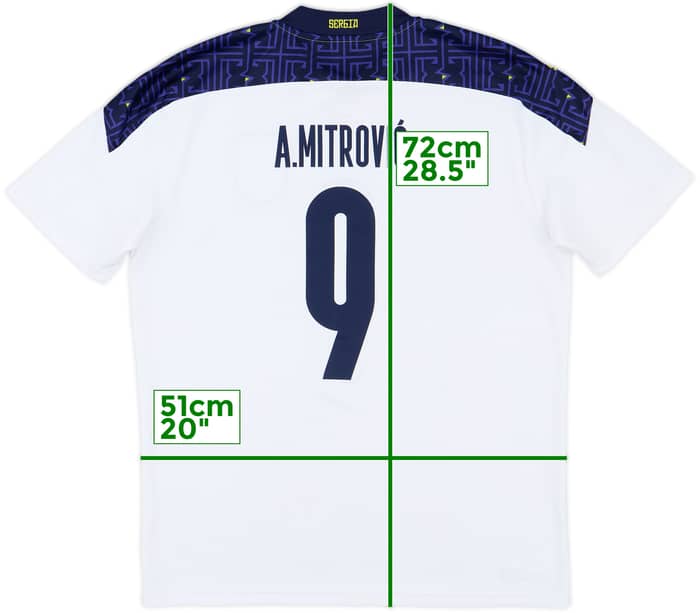 2020-21 Serbia Away Shirt A.Mitrovic #9 - 9/10 - (M)