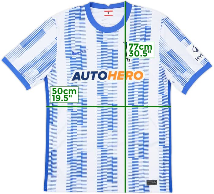 2021-22 Hertha Berlin Home Shirt - 9/10 - (M)