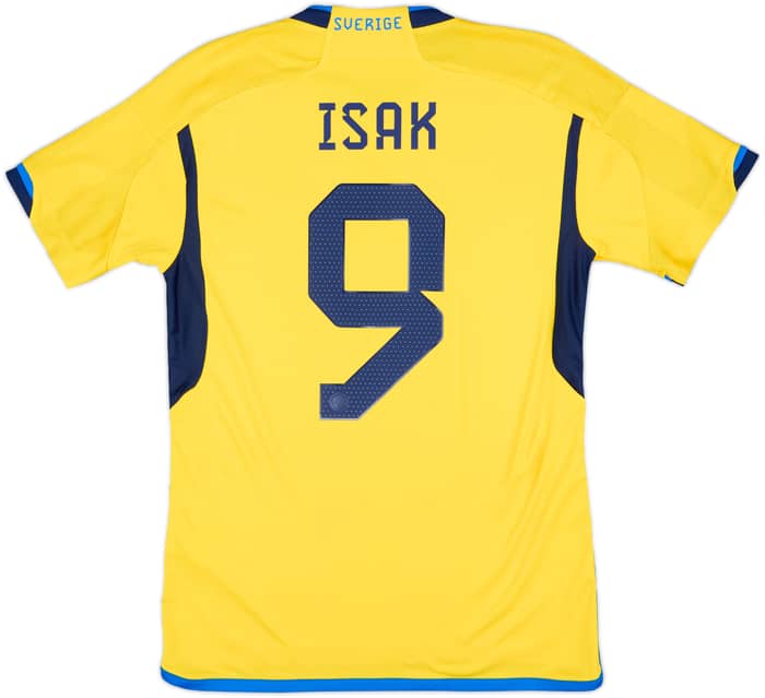 2022-23 Sweden Home Shirt Isak #9 - 8/10 - (S)
