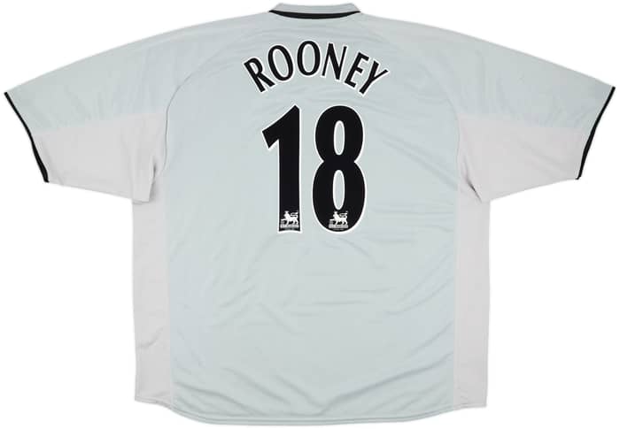 2001-02 Everton Away Shirt Rooney #18 - 9/10 - (XXL)