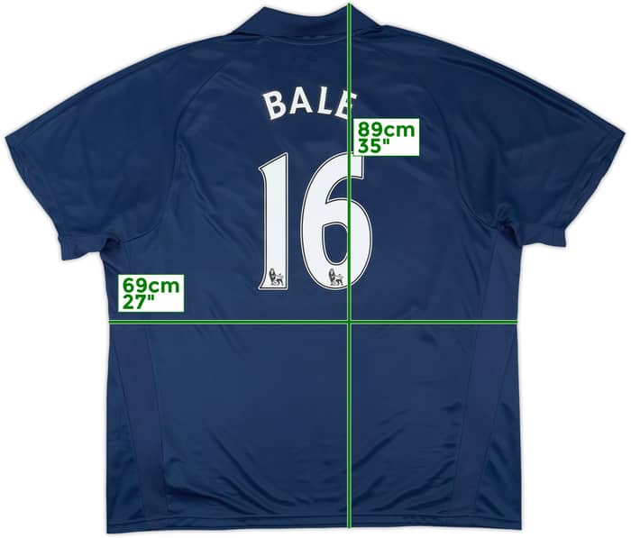 2007-08 Tottenham Away Shirt Bale #16 - 9/10 - (3XL)