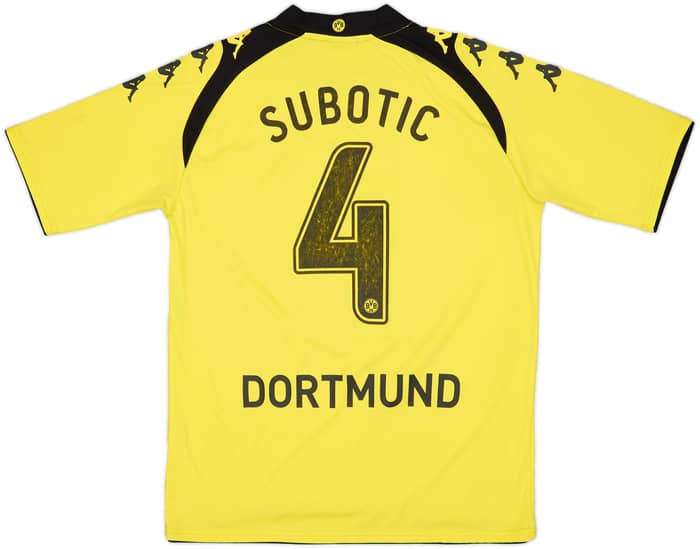 2009-10 Borussia Dortmund Home Shirt Subotic #4 - 6/10 - (XL)