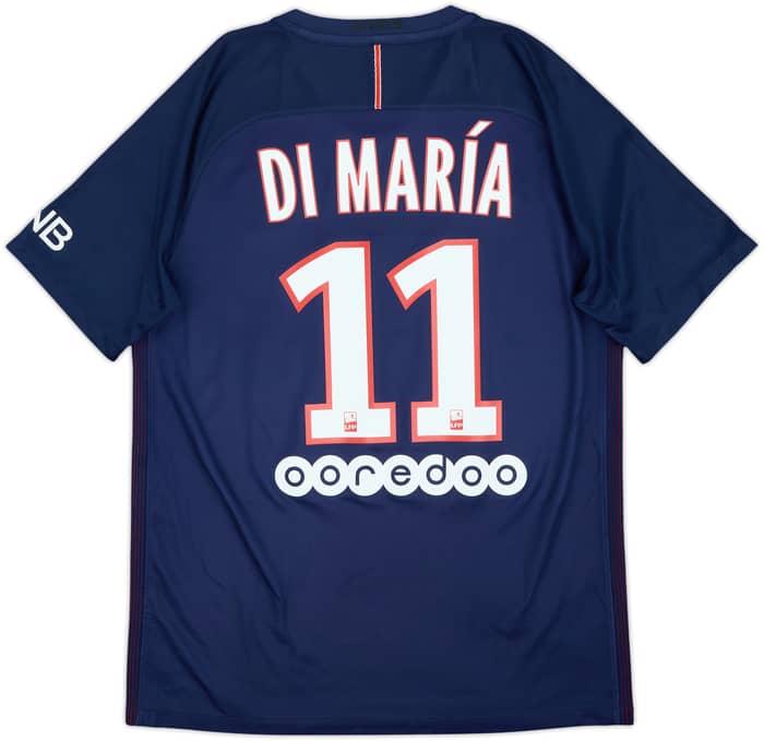 2016-17 Paris Saint-Germain Home Shirt Di Maria #11 - 8/10 - (M)