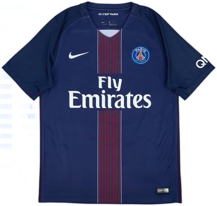 2016-17 Paris Saint-Germain Home Shirt Di Maria #11 - 8/10 - (M)