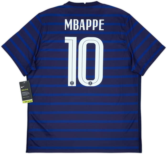 2020-21 France Home Shirt Mbappe #10 (XL)