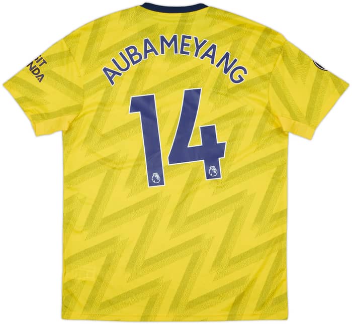 2019-20 Arsenal Away Shirt Aubameyang #14 (L)