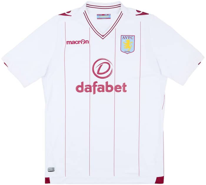 2014-15 Aston Villa Away Shirt Grealish #40 - 9/10 - (XL)