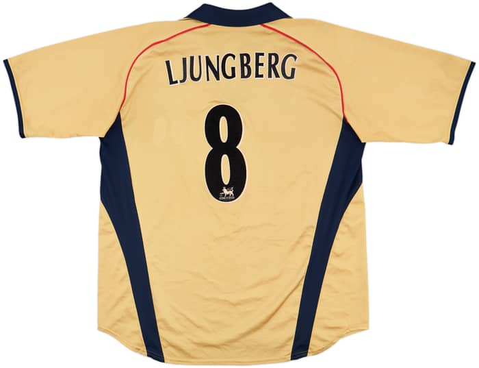2001-02 Arsenal Away Shirt Ljungberg #8 - 6/10 - (XL)