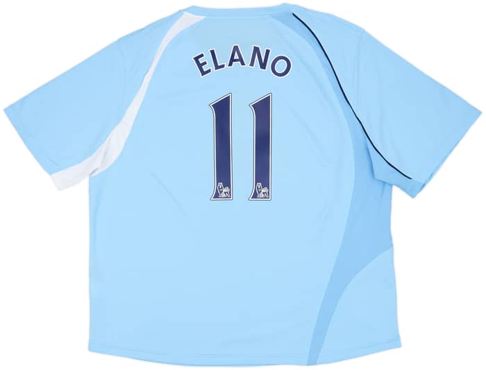 2008-09 Manchester City Home Shirt Elano #11 - 8/10 - (XL)