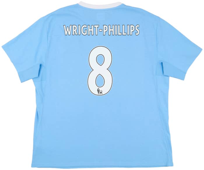 2009-10 Manchester City Home Shirt Wright-Phillips #8 - 9/10 - (XXL)