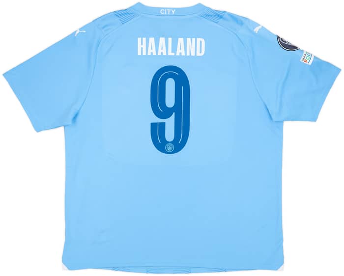 2023-24 Manchester City Home Shirt Haaland #9 - 9/10 - (XXL)