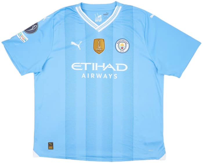 2023-24 Manchester City Home Shirt Haaland #9 - 9/10 - (XXL)