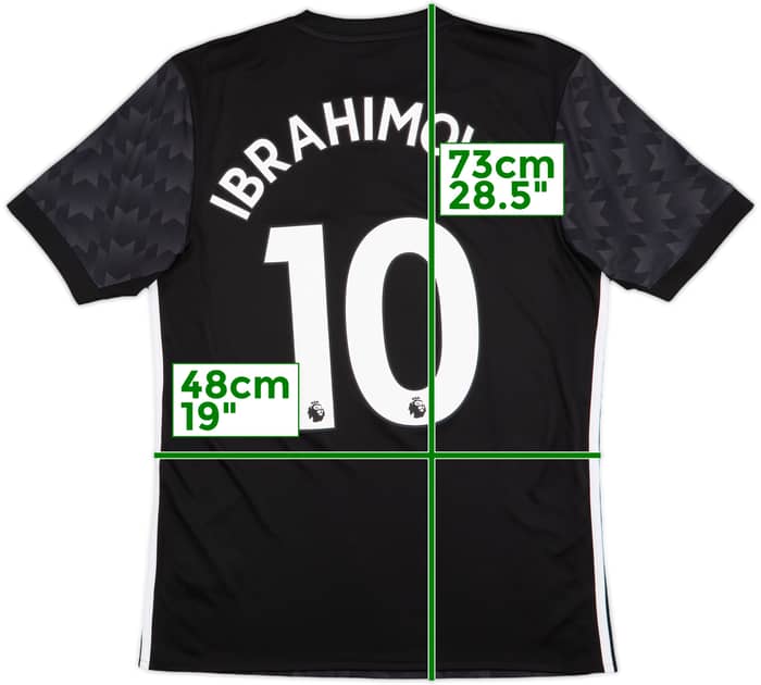 2017-18 Manchester United Away Shirt Ibrahimovic #10 - 10/10 - (M)