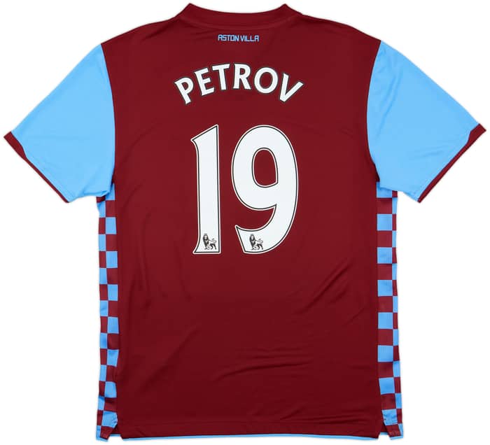 2010-11 Aston Villa Home Shirt Petrov #19 - 9/10 - (L)