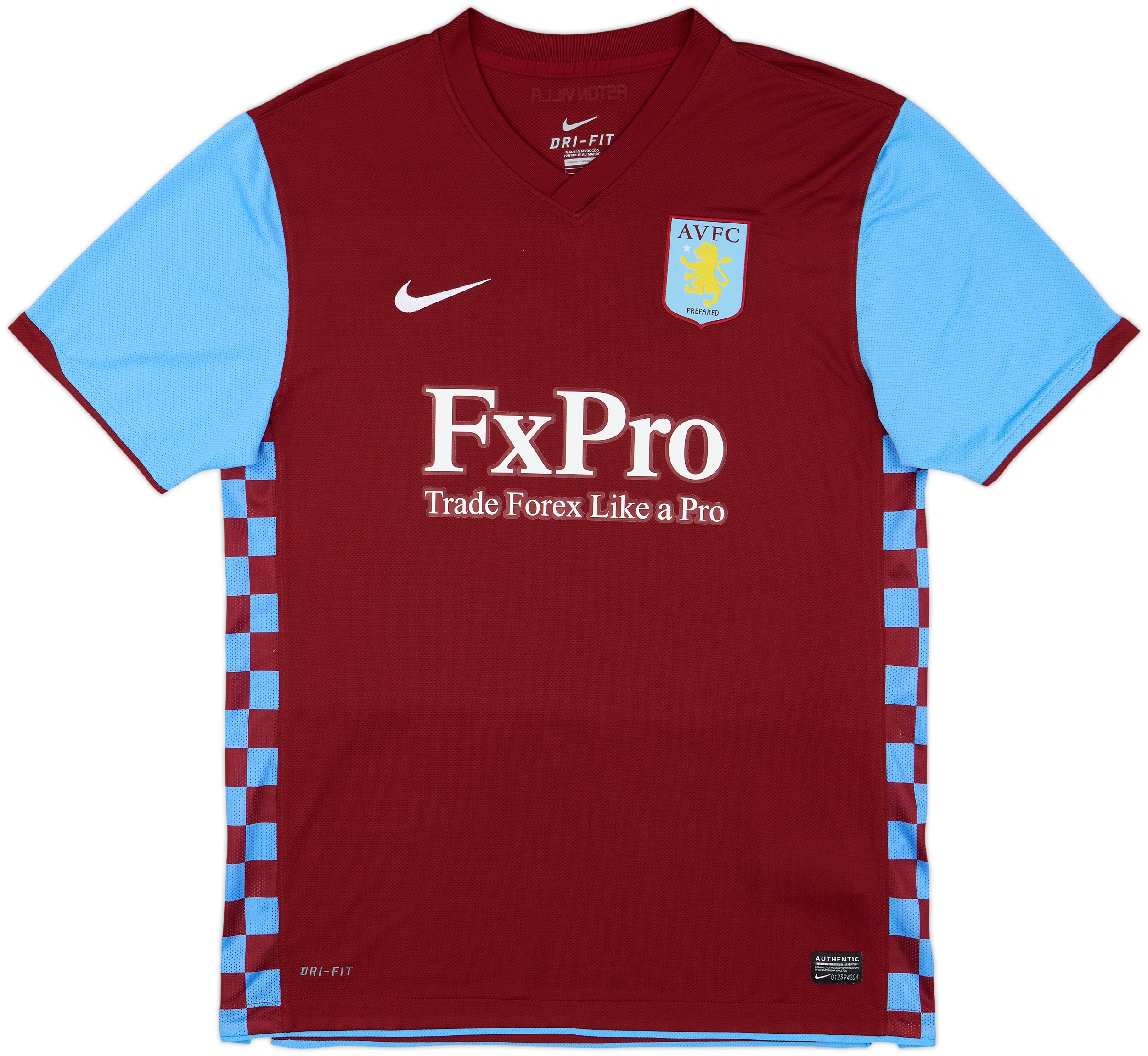 2010-11 Aston Villa Home Shirt Petrov #19 - 9/10 - (L)
