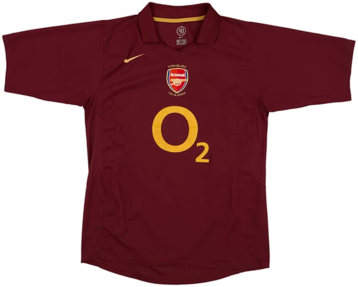 2005-06 Arsenal Home Shirt Henry #14 - 8/10 - (L)