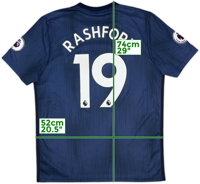 2018-19 Manchester United Third Shirt Rashford #19 - 6/10 - (L)