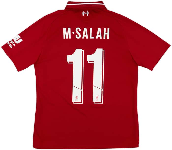 2018-19 Liverpool Home Shirt M. Salah #11 - 10/10 - (S)