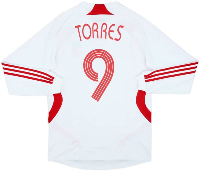 2007-08 Liverpool Away L/S Shirt Torres #9 - 5/10 - (S)