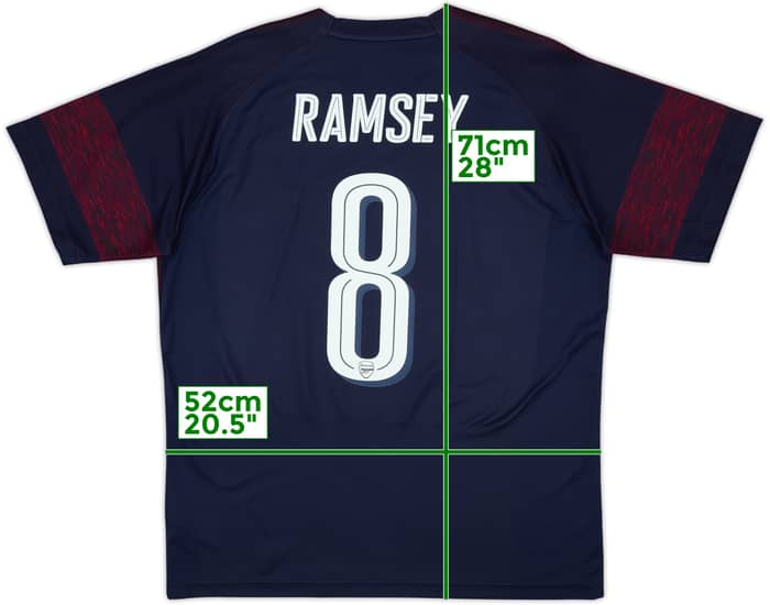 2018-19 Arsenal Away Shirt Ramsey #8 - 8/10 - (L)