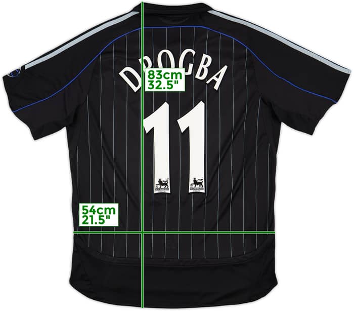 2006-07 Chelsea Third Shirt Drogba #11 - 8/10 - (L)