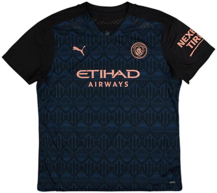 2020-21 Manchester City Authentic Away Shirt De Bruyne #17 - 10/10 - (Women's XL)