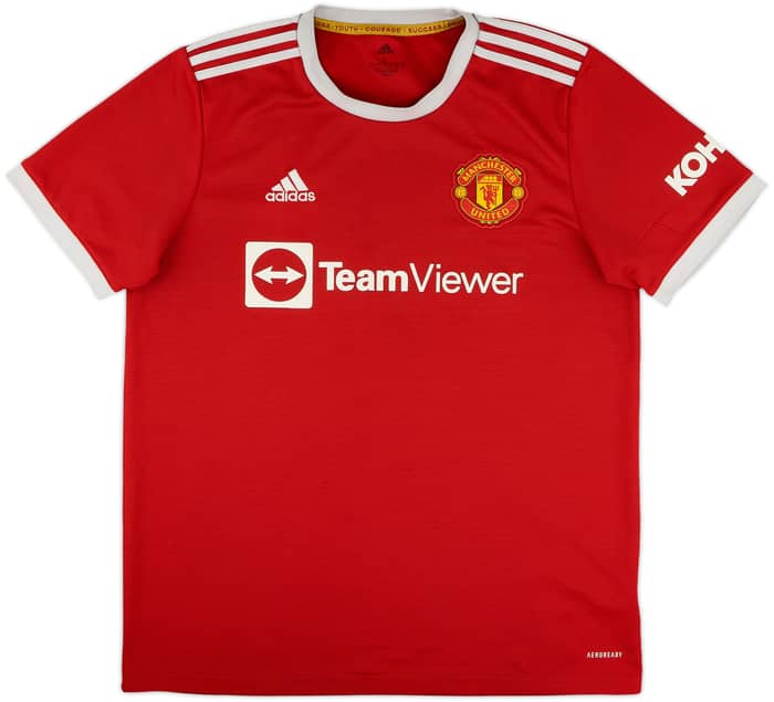 2021-22 Manchester United Home Shirt - 5/10 - (L)