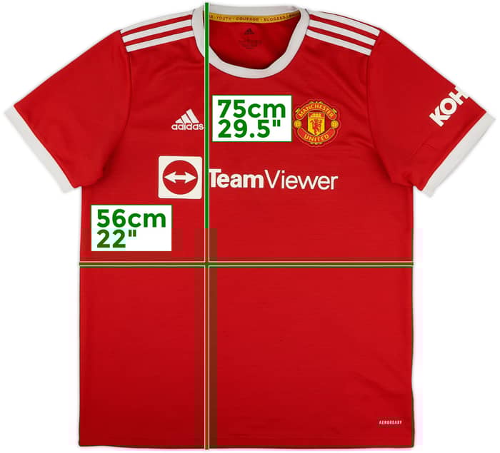 2021-22 Manchester United Home Shirt - 5/10 - (L)