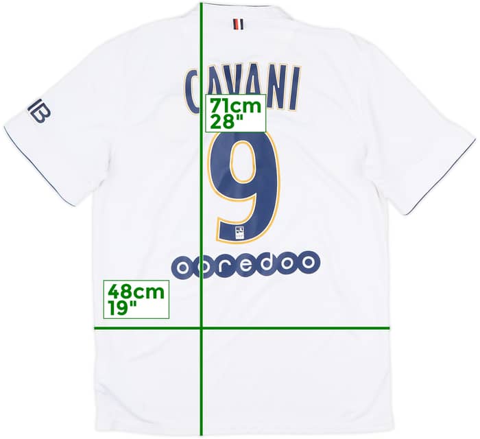2014-15 Paris Saint-Germain Away Shirt Cavani #9 - 8/10 - (M)
