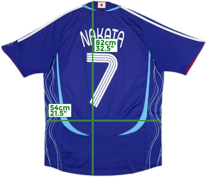 2006-08 Japan Home Shirt Nakata #7 - 9/10 - (L)