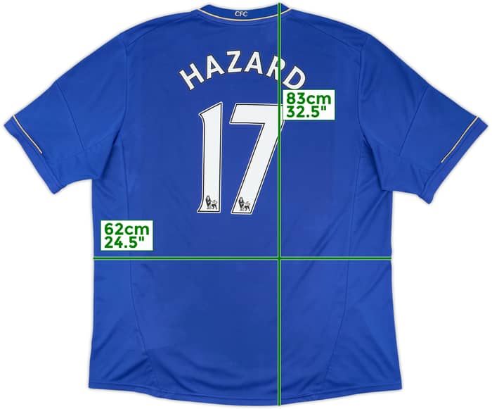 2012-13 Chelsea Home Shirt Hazard #17 - 5/10 - (3XL)