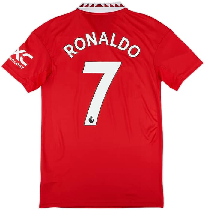 2022-23 Manchester United Home Shirt Ronaldo #7 - 10/10 - (XS)