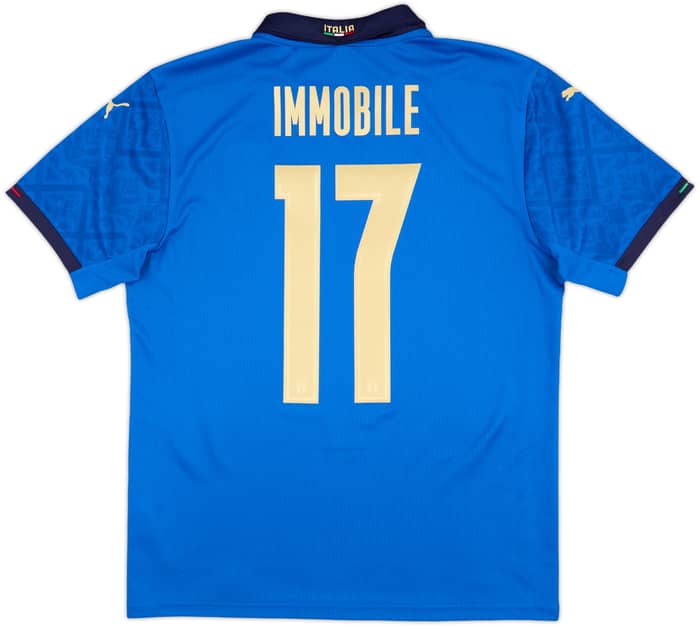 2020-21 Italy Home Shirt Immobile #17 - 10/10 - (M)