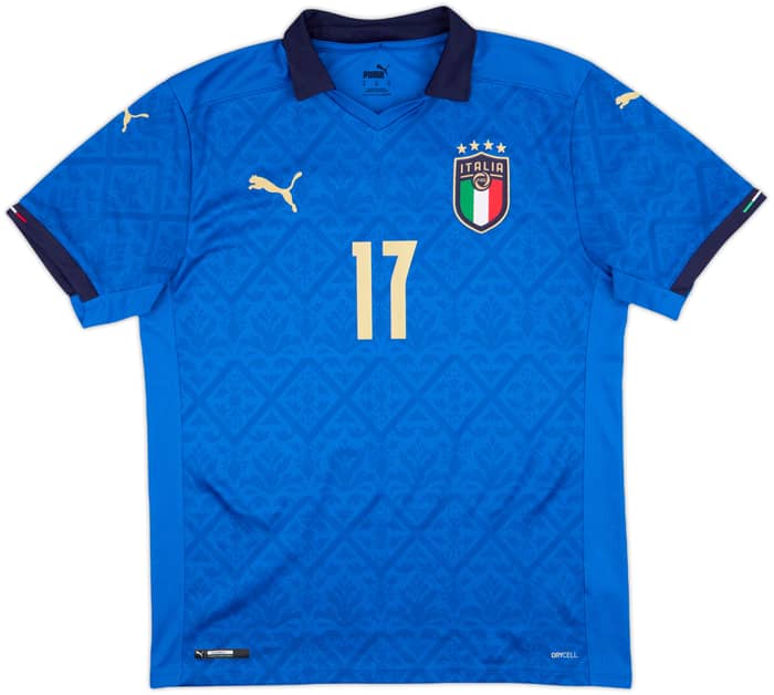 2020-21 Italy Home Shirt Immobile #17 - 10/10 - (M)