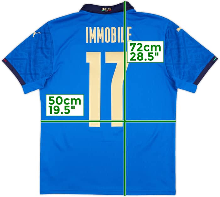 2020-21 Italy Home Shirt Immobile #17 - 10/10 - (M)