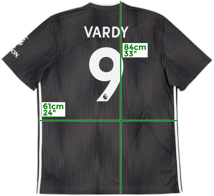 2019-20 Leicester Away Shirt Vardy #9 - 9/10 - (XL)