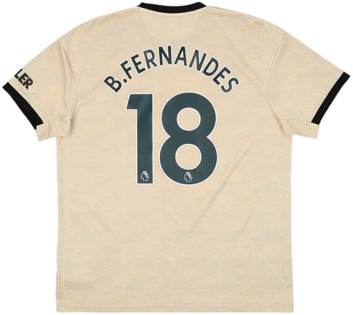 2019-20 Manchester United Away Shirt B.Fernandes #18 - 5/10 - (XL)