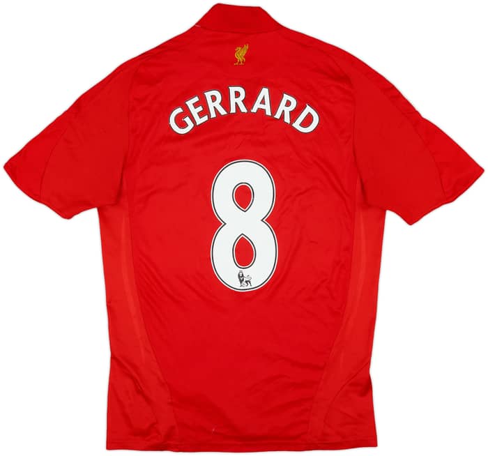 2008-10 Liverpool Home Shirt Gerrard #8 - 6/10 - (S)