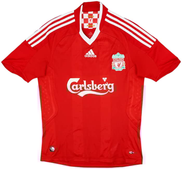 2008-10 Liverpool Home Shirt Gerrard #8 - 6/10 - (S)