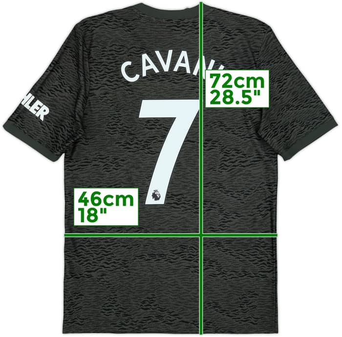 2020-21 Manchester United Away Shirt Cavani #7 - 8/10 - (XL.Boys)