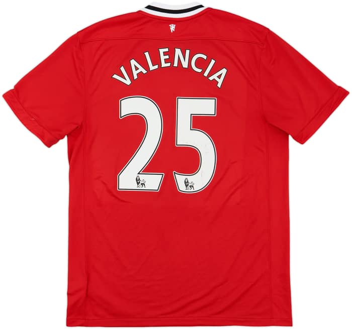 2011-12 Manchester United Home Shirt Valencia #25 - 6/10 - (L)